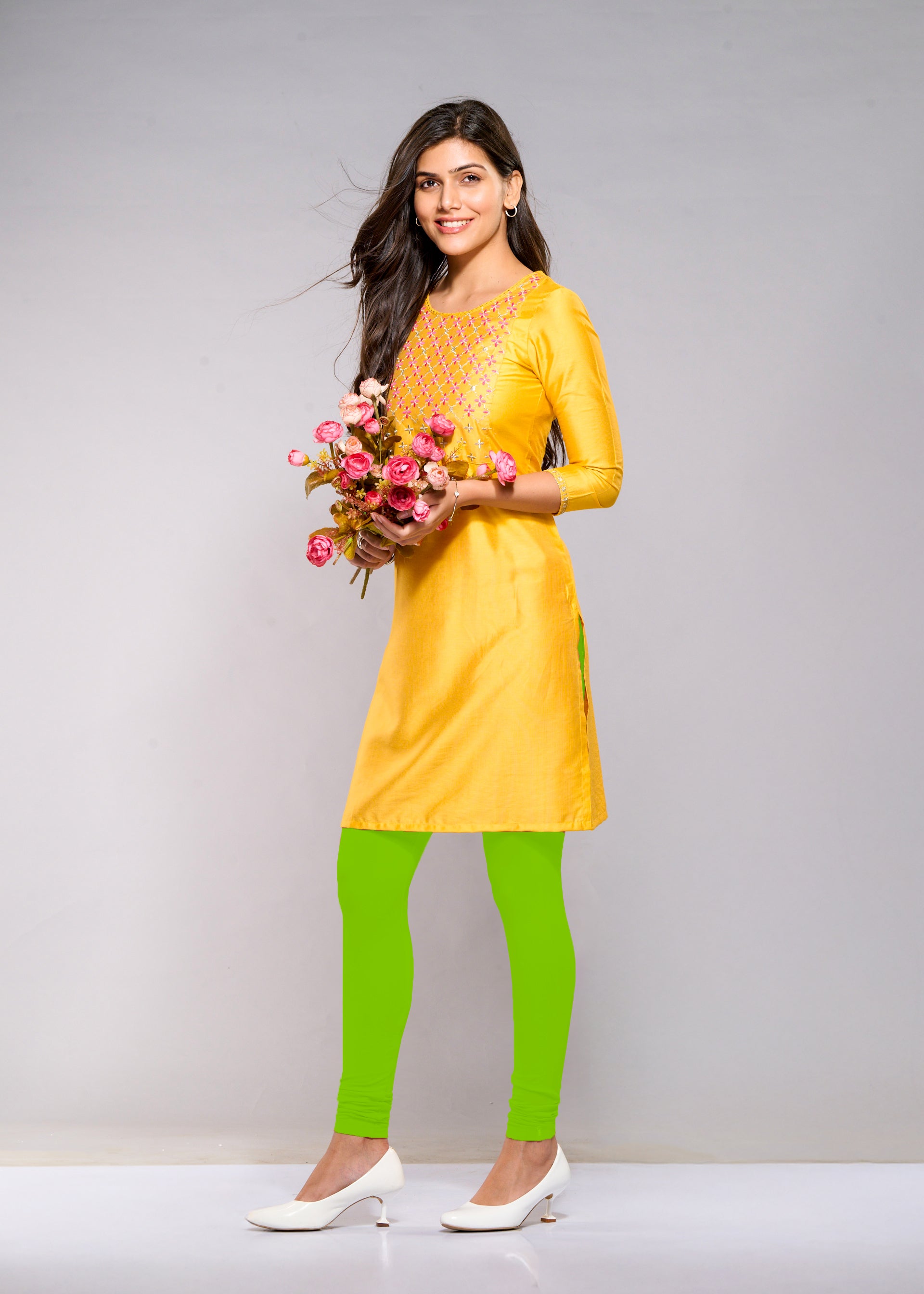 Full Leggings (Glass green)