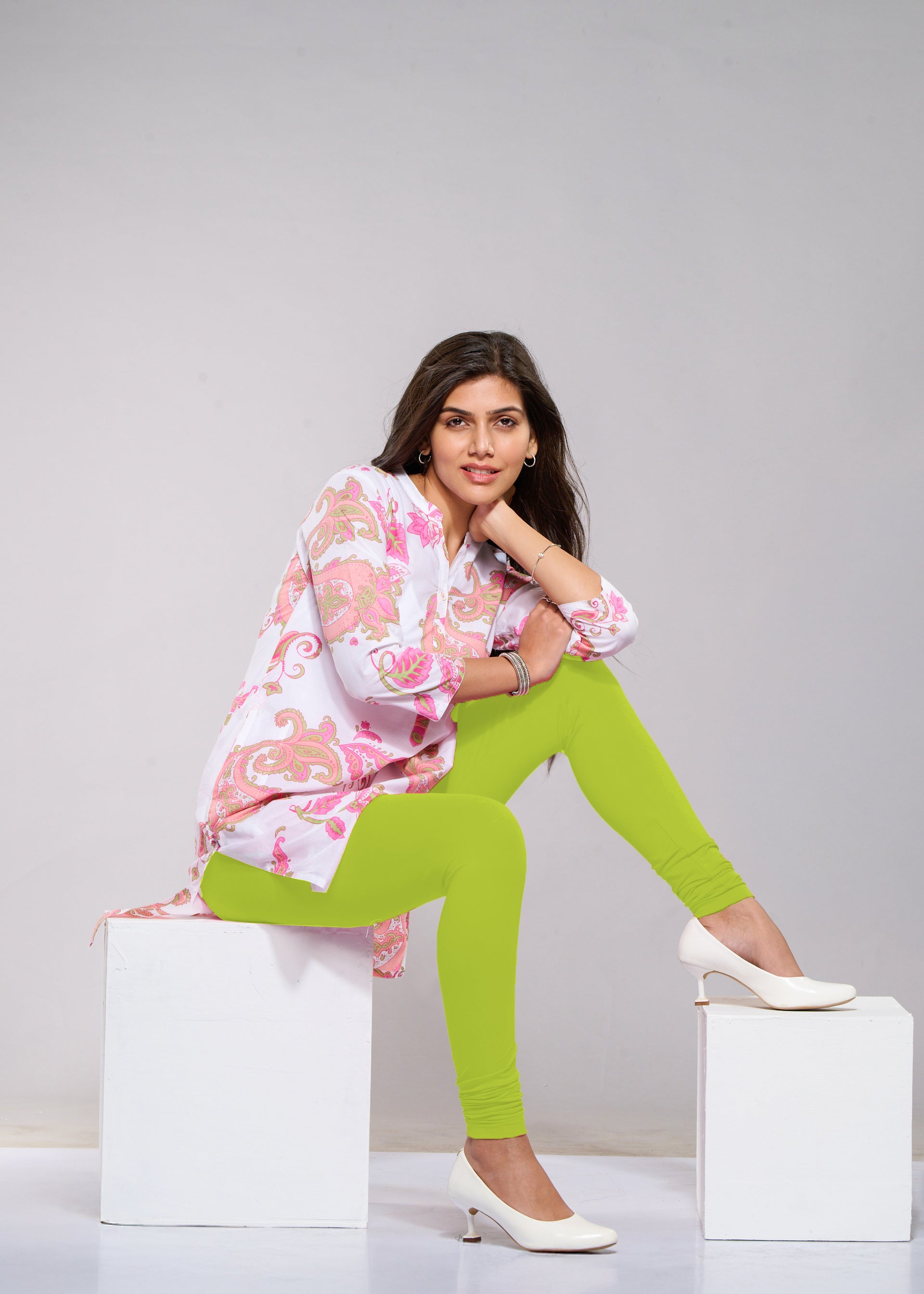 Full Leggings (Lime Green)