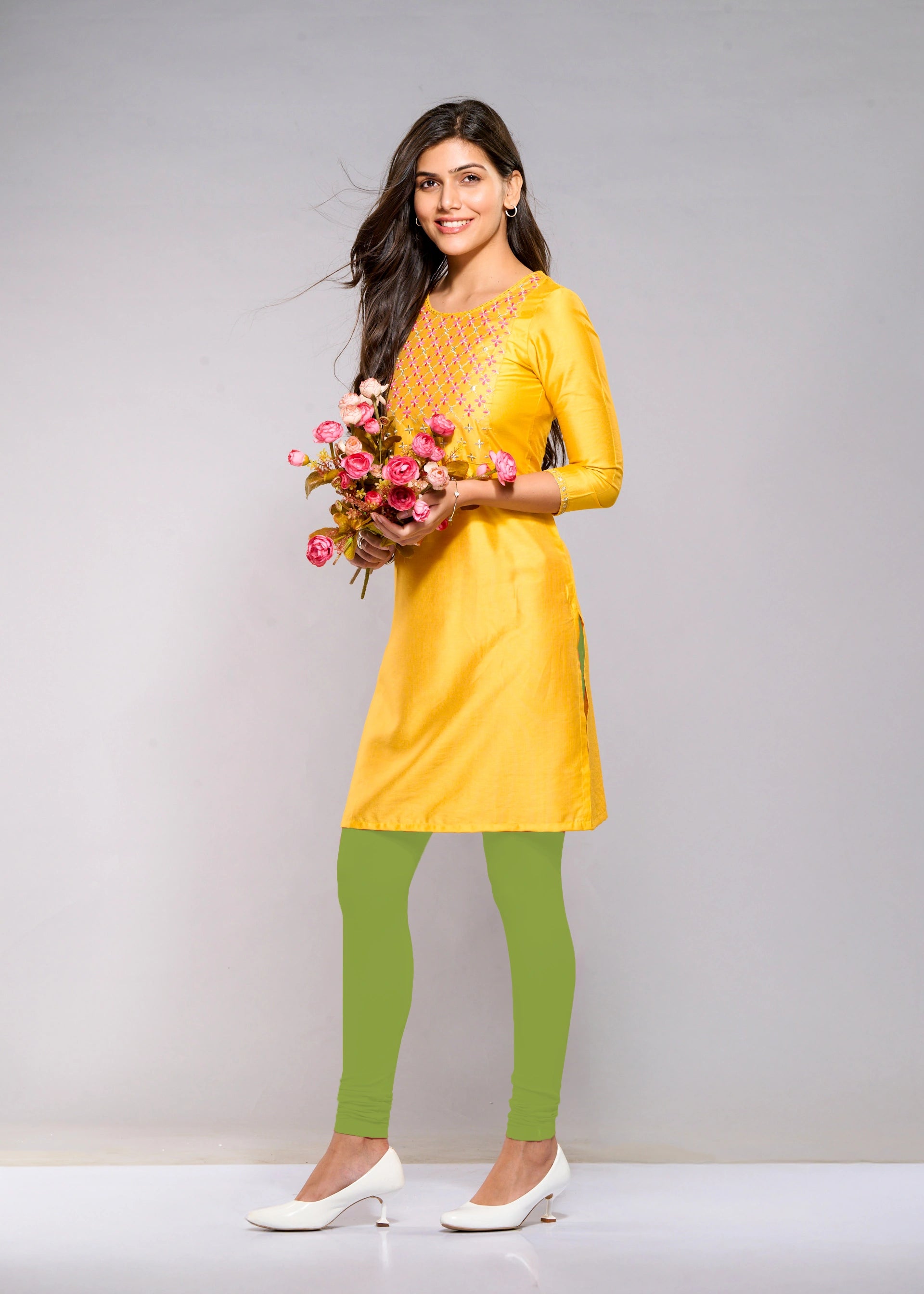 Full Leggings (Tea Green)