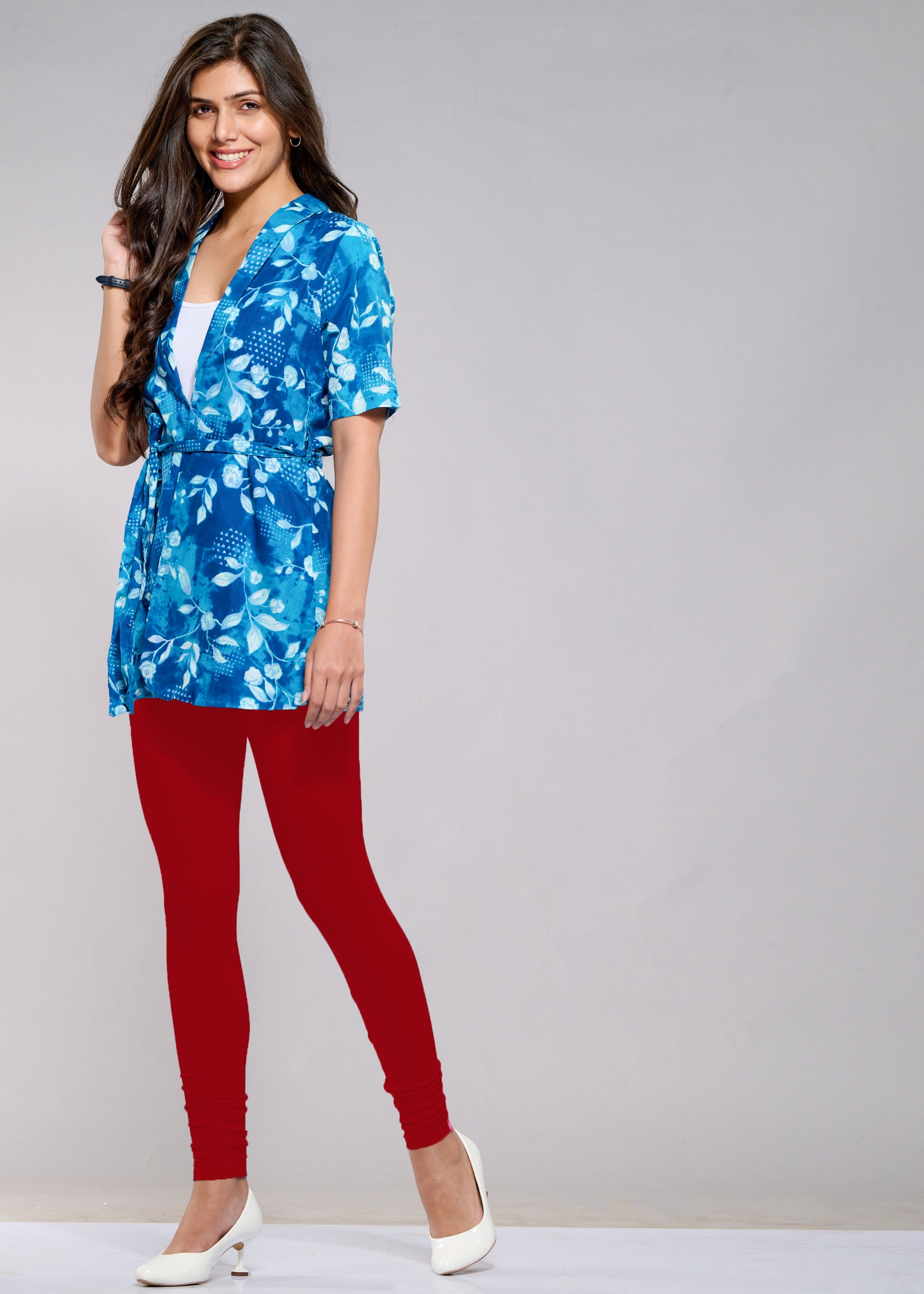 Full Leggings (Crimson Red)