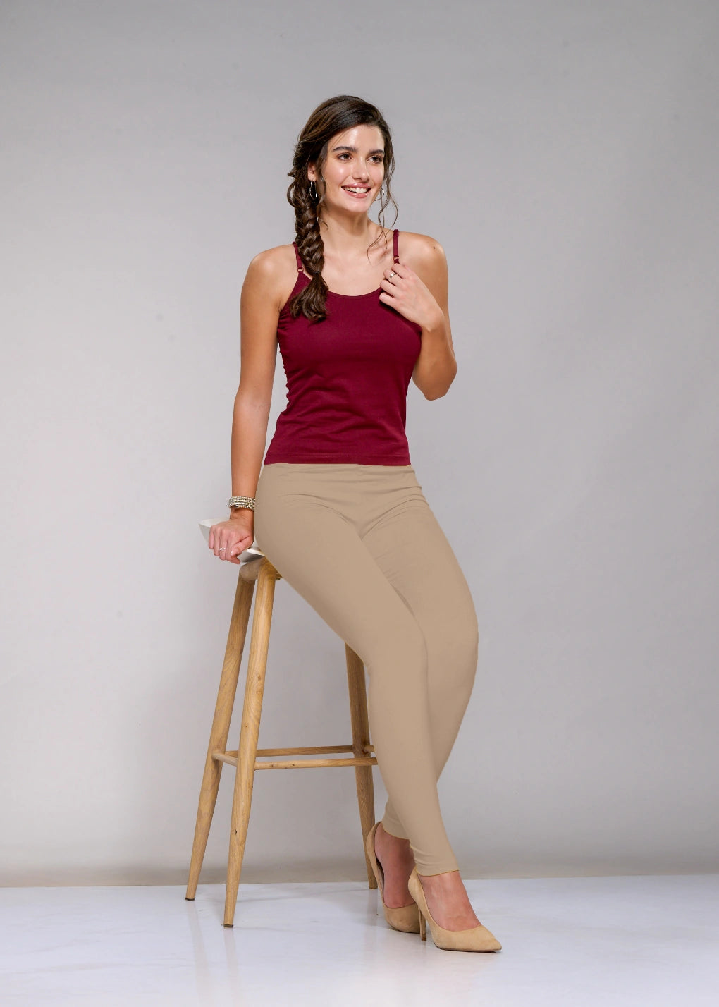 Ankle Leggings (D.Sand)
