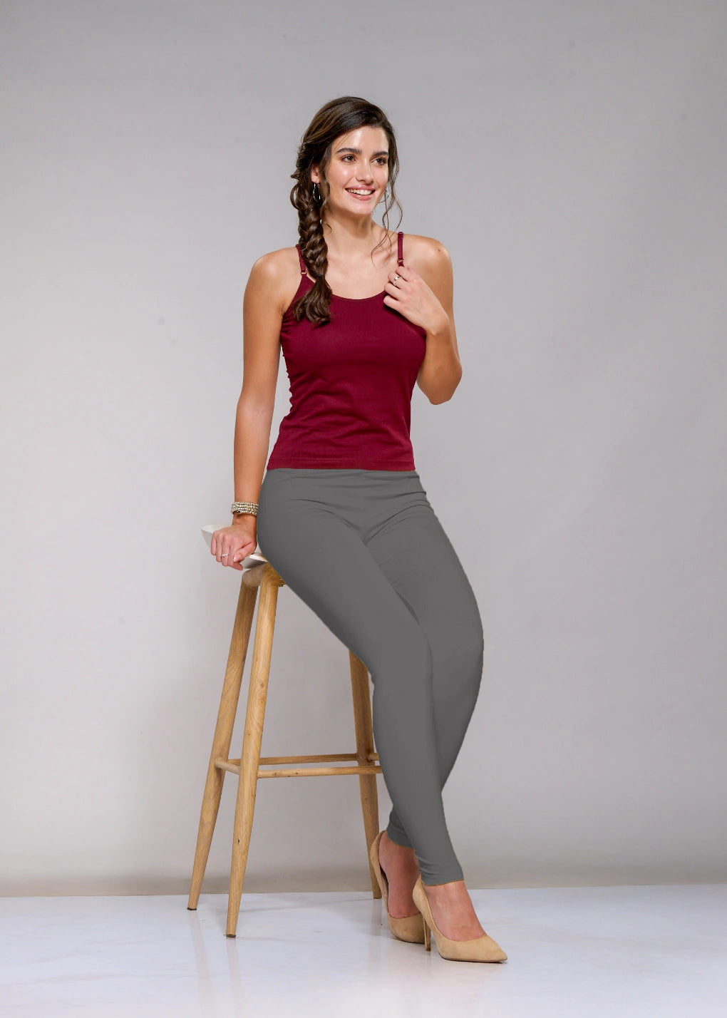 Ankle Leggings (Grey)