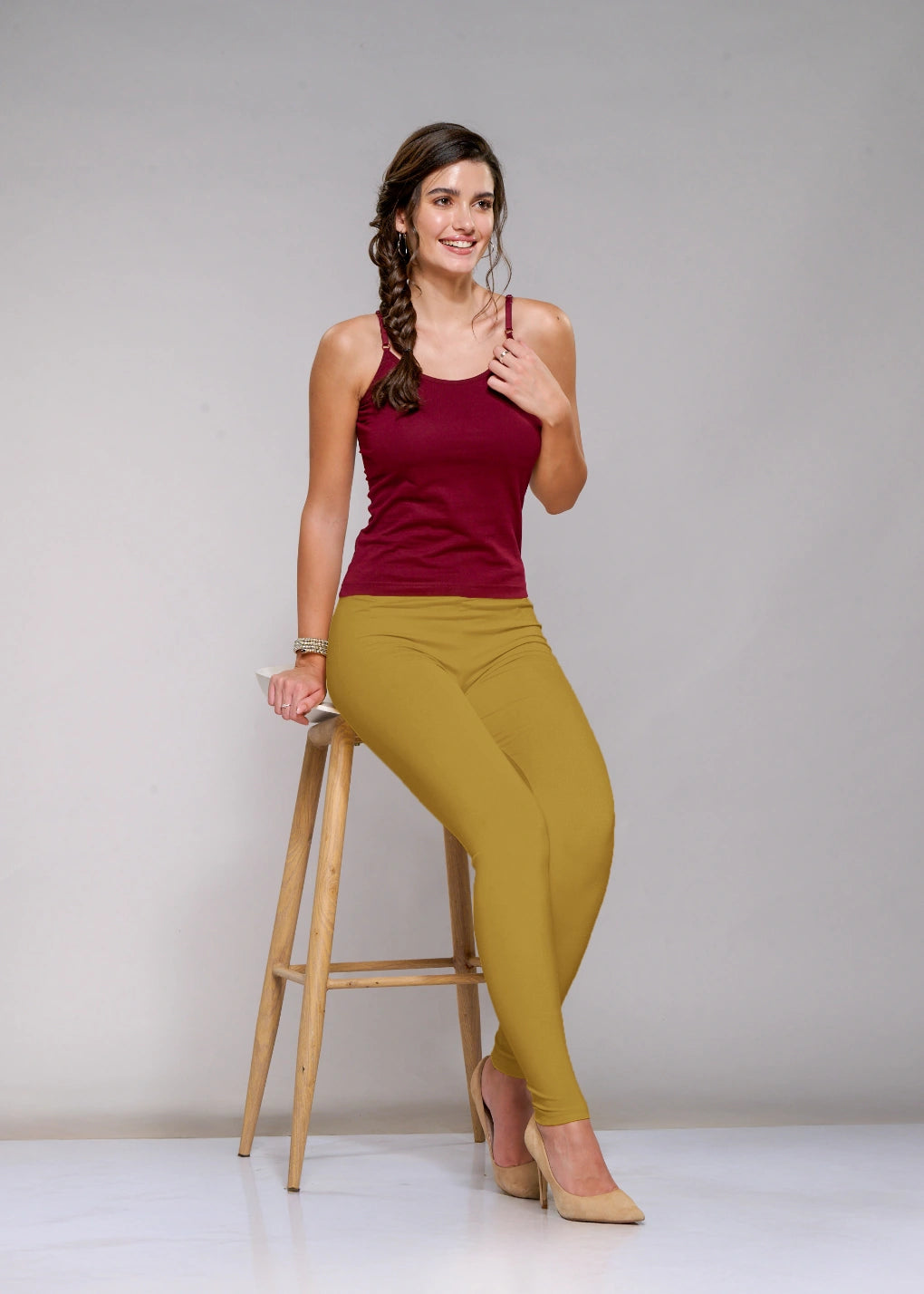 Ankle Leggings (Sand)