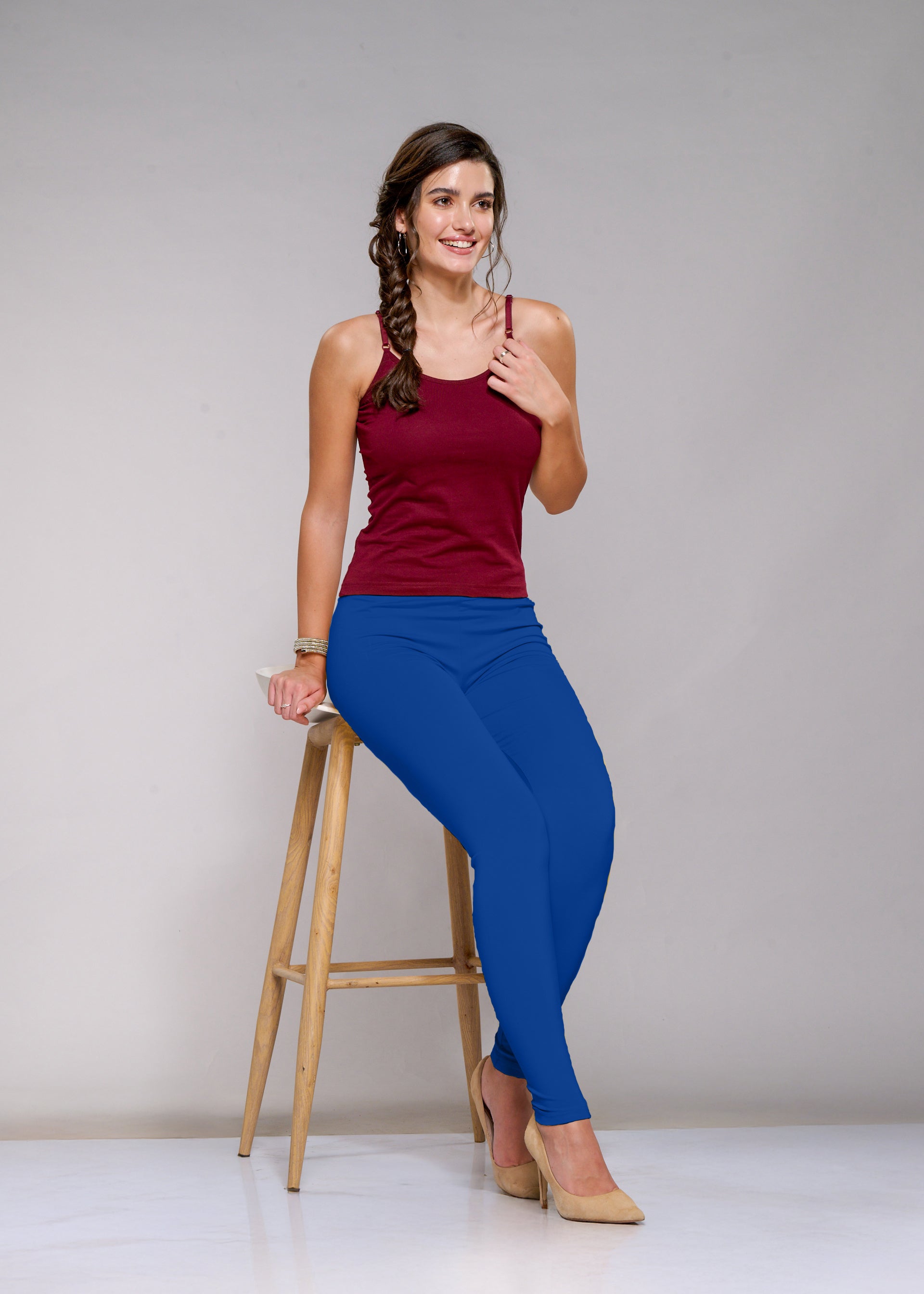 Ankle Leggings (Jean Blue)