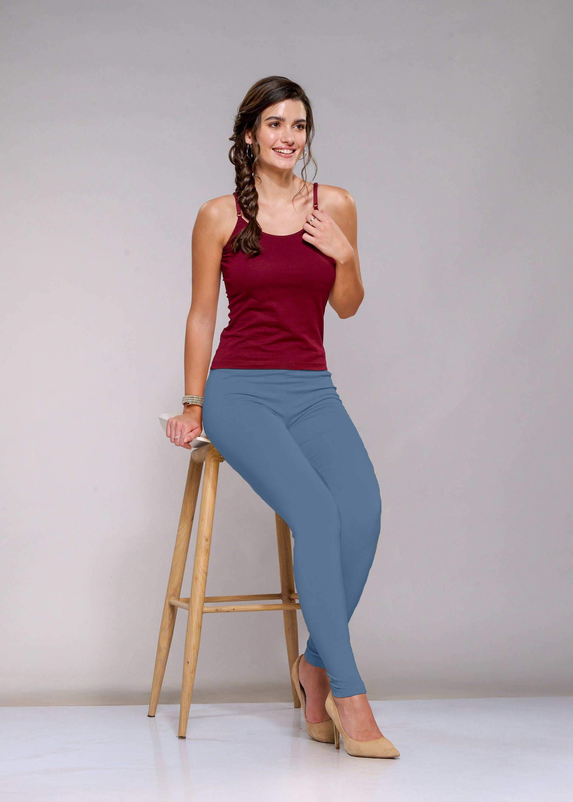 Ankle Leggings (Air force Blue)