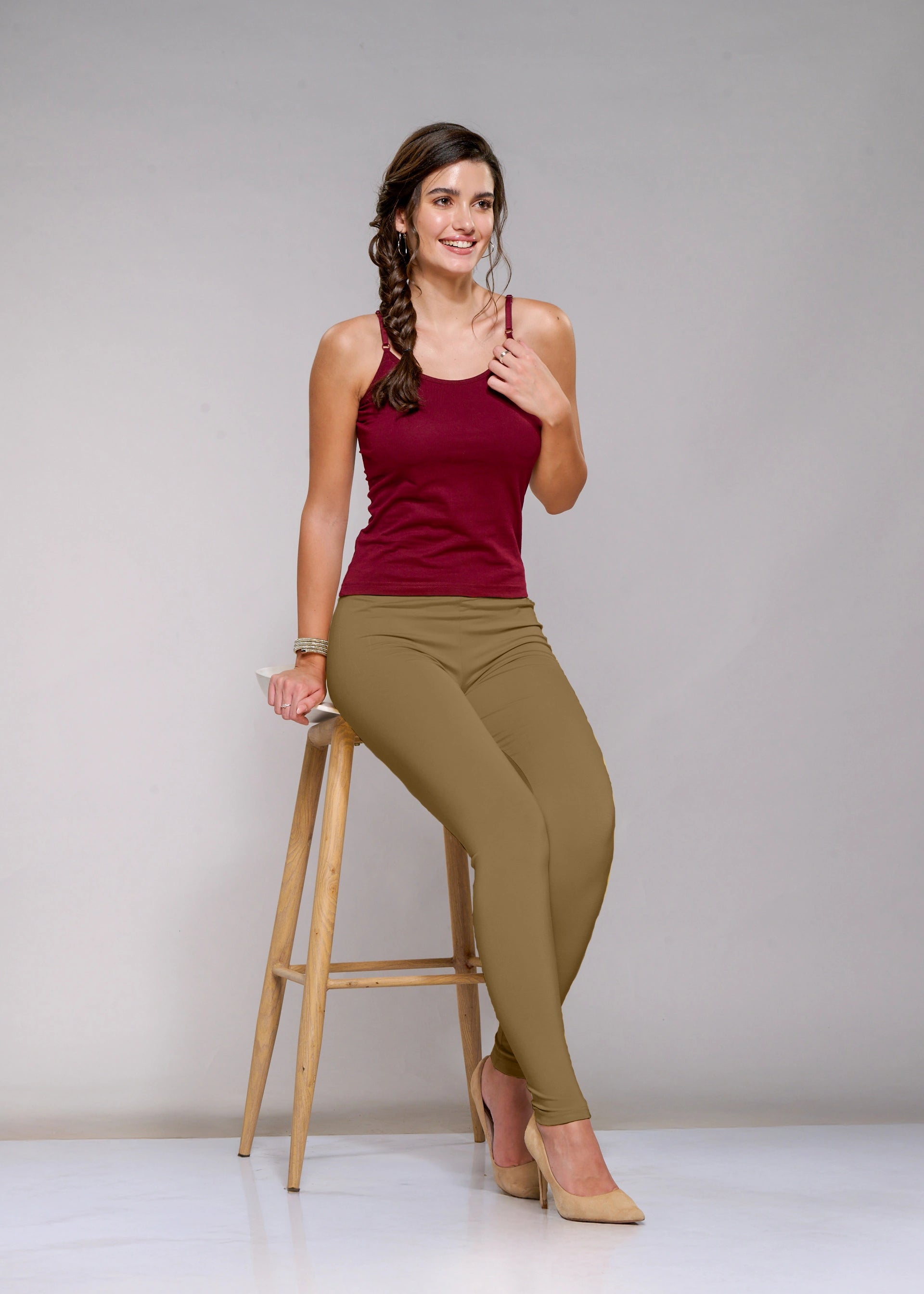 Ankle Leggings (Lime Stone)