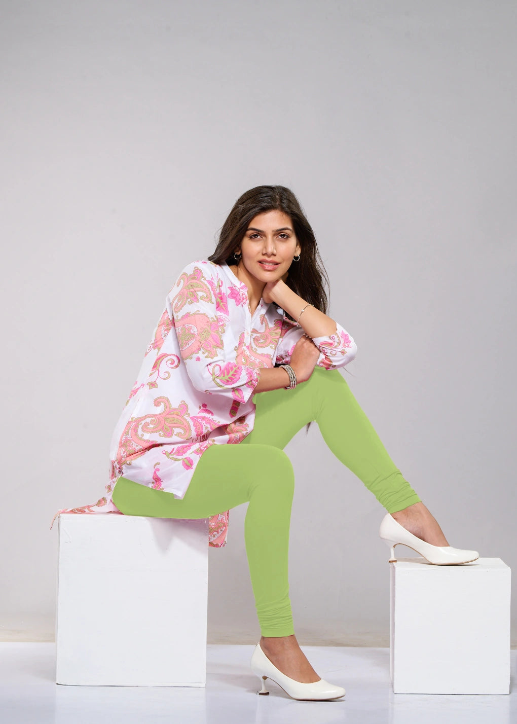 Full Leggings (Lime Green)