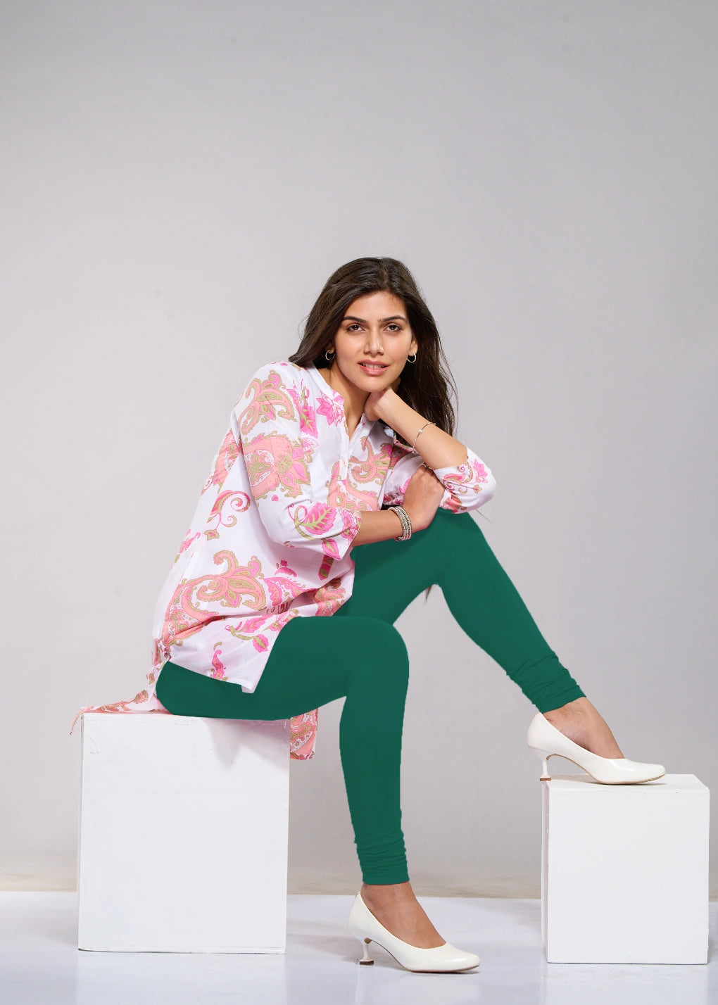 Full Leggings (Peacock Green)