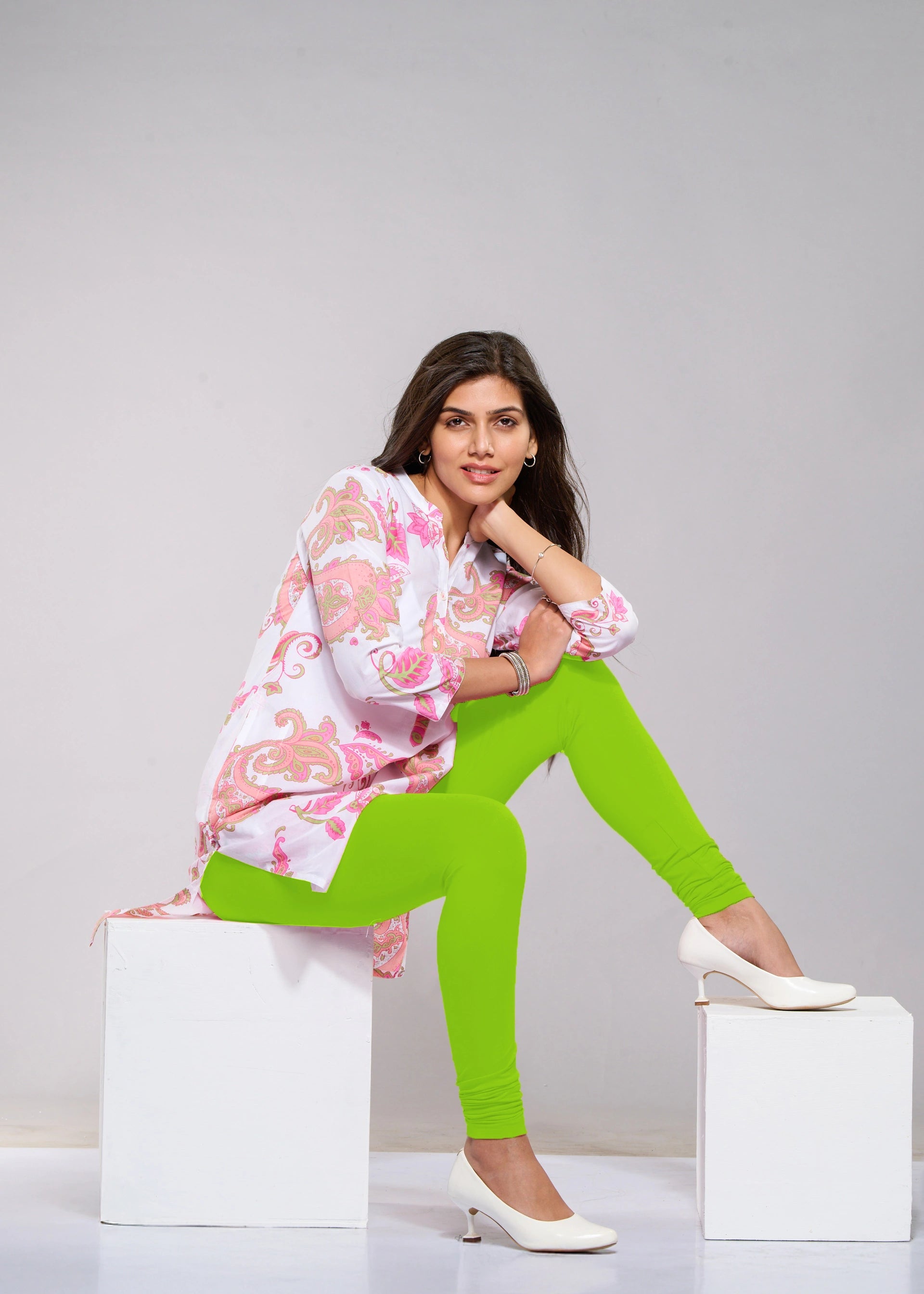 Full Leggings (Glass green)