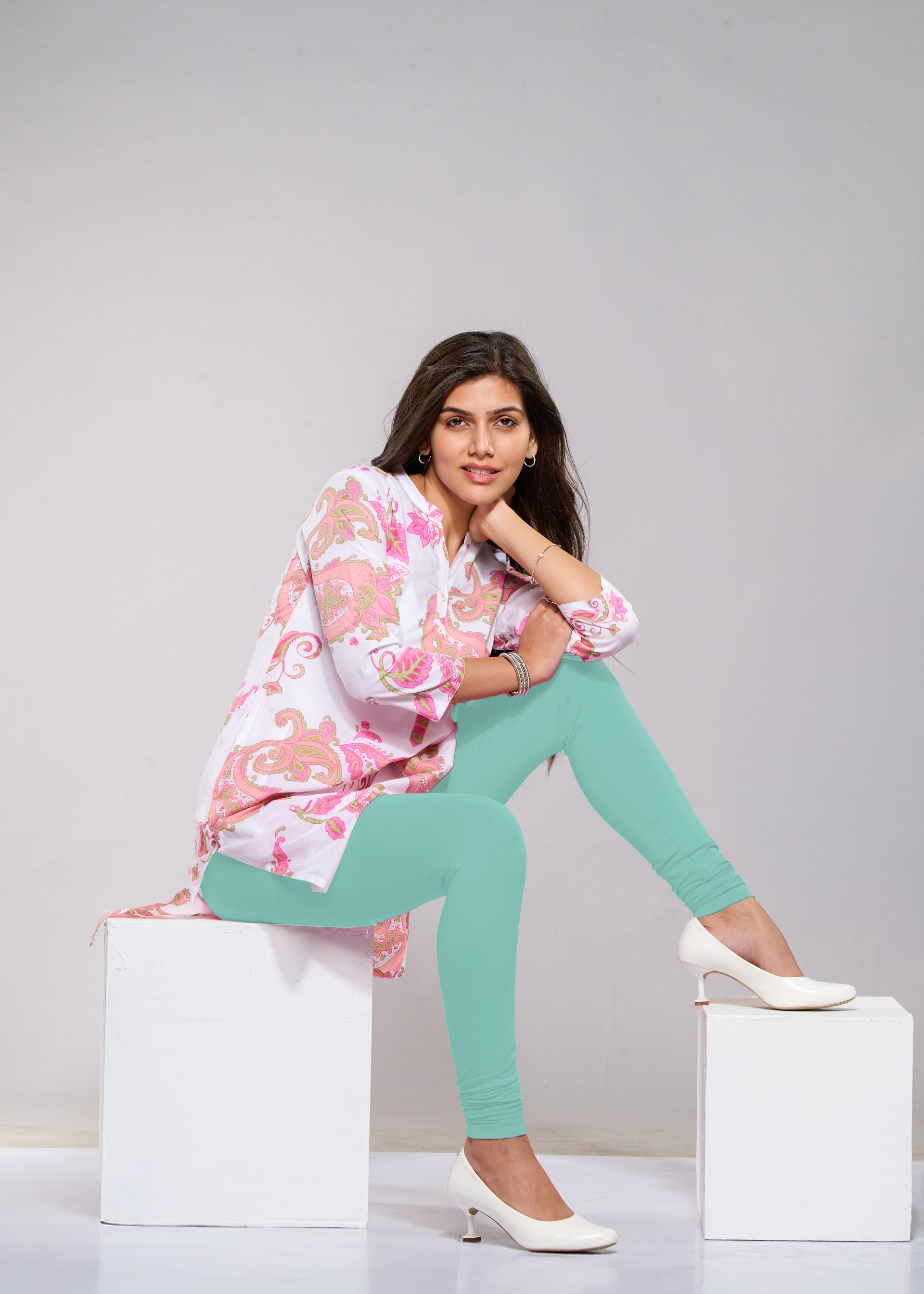 Full Leggings (Ice Green)