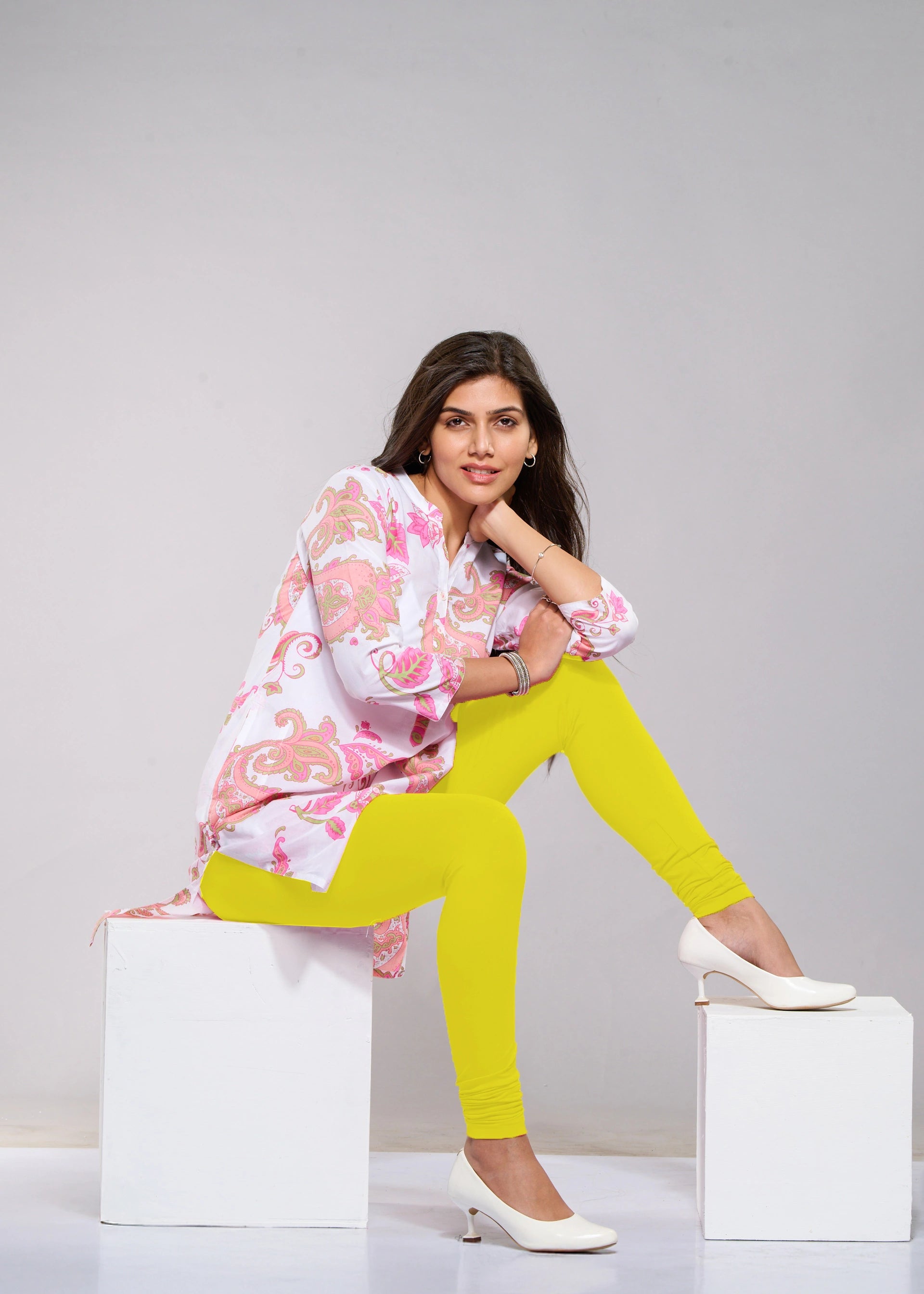 Full Leggings (Lemon Yellow)