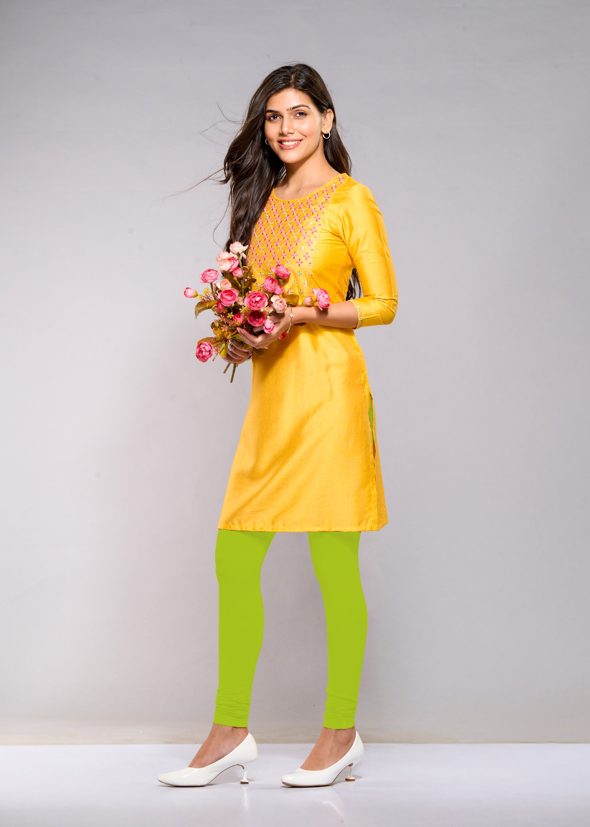 Full Leggings (Lime Green)