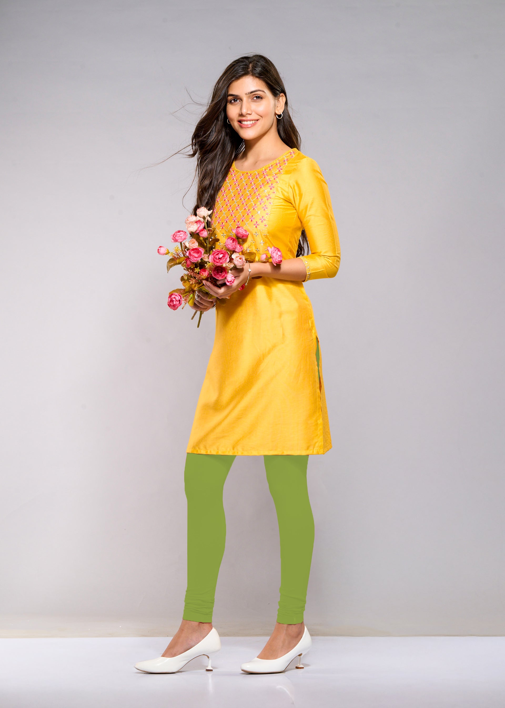 Full Leggings (Tea Green)