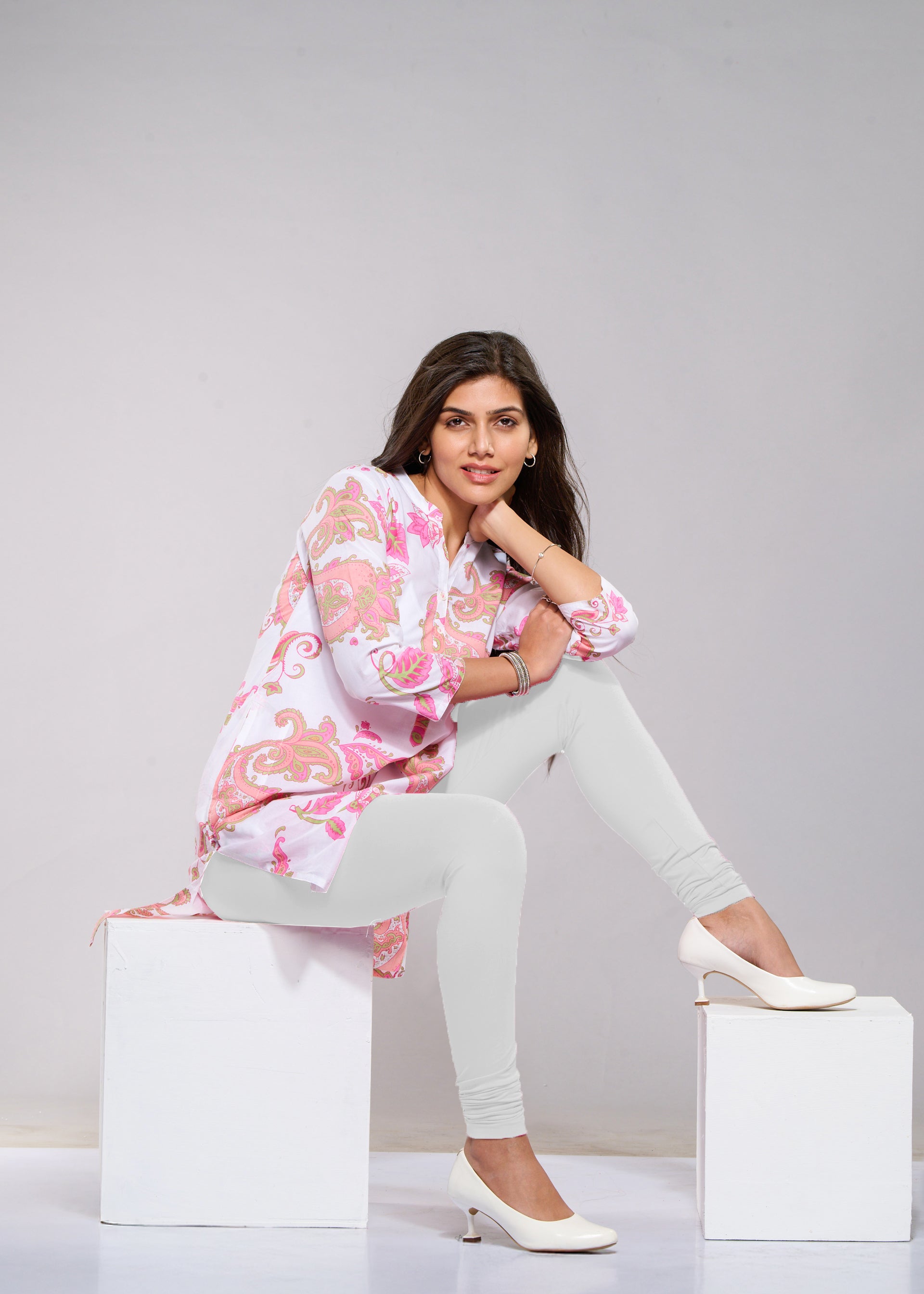 Full Leggings (White)