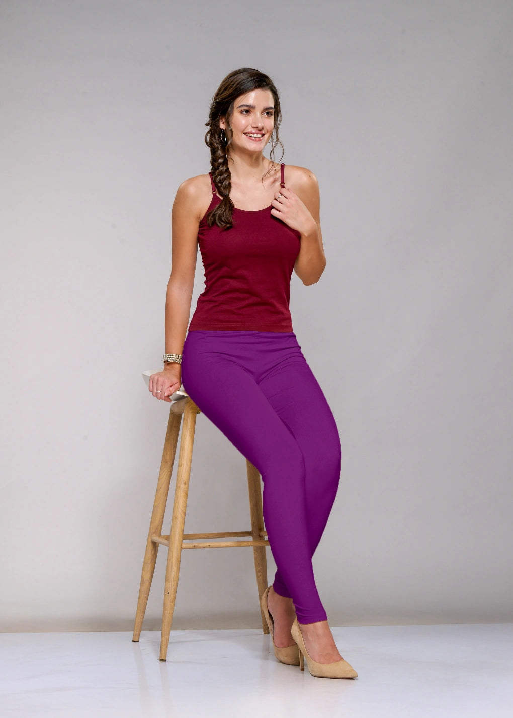 Ankle Leggings (Violet)