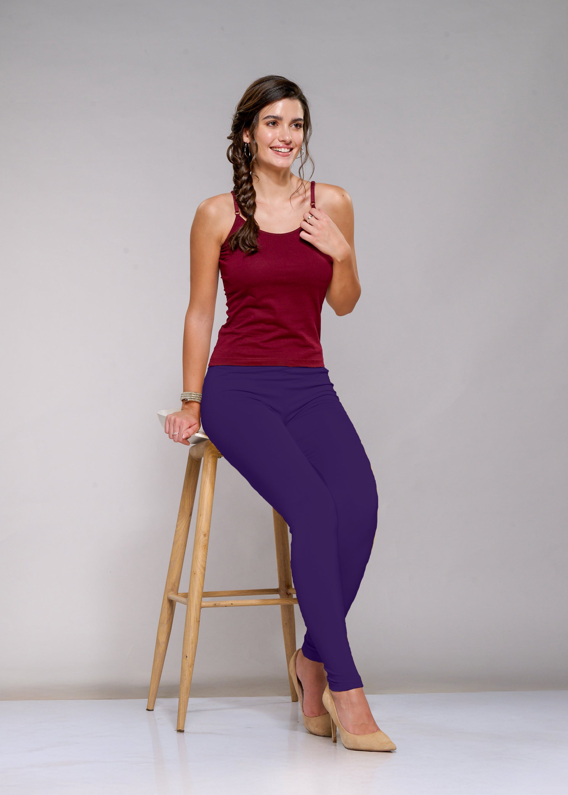 Ankle Leggings (Violet)