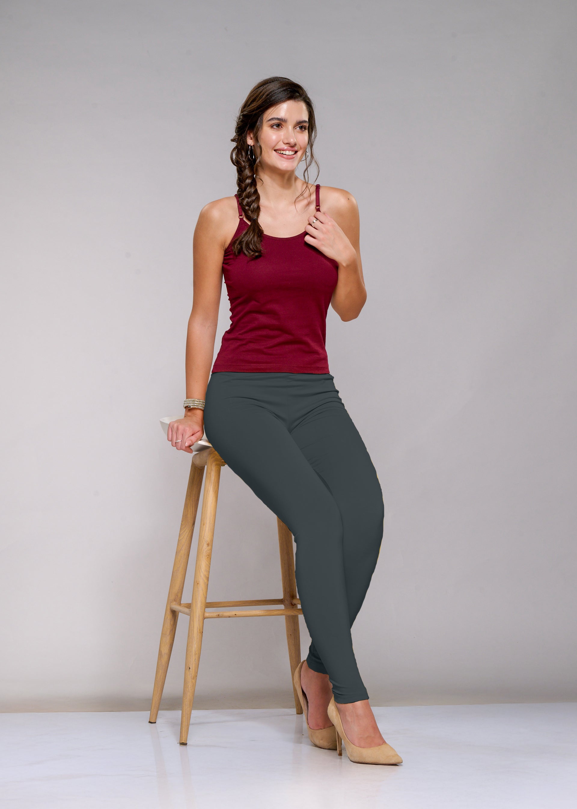 Ankle Leggings (Slate)