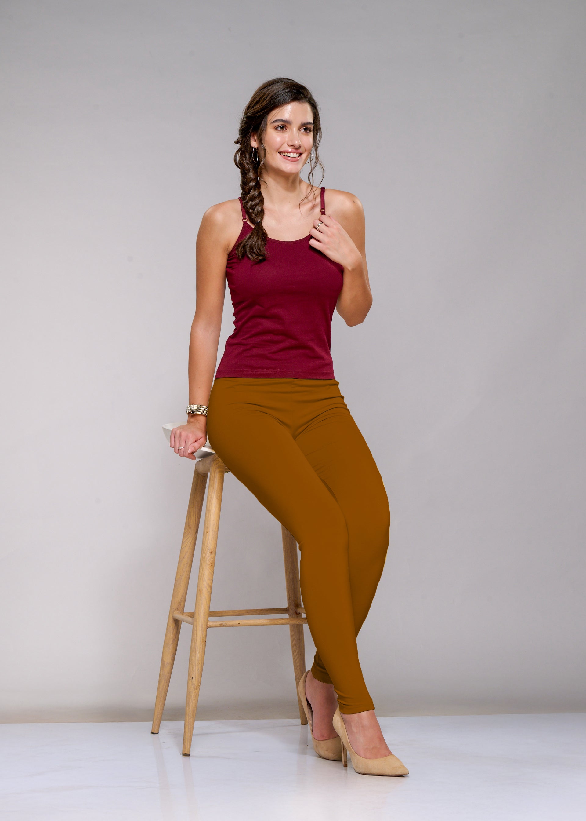Ankle Leggings (Mustard)