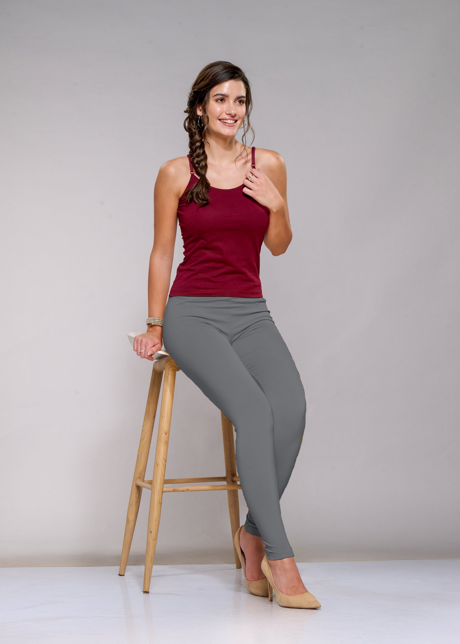 Ankle Leggings (Grey)