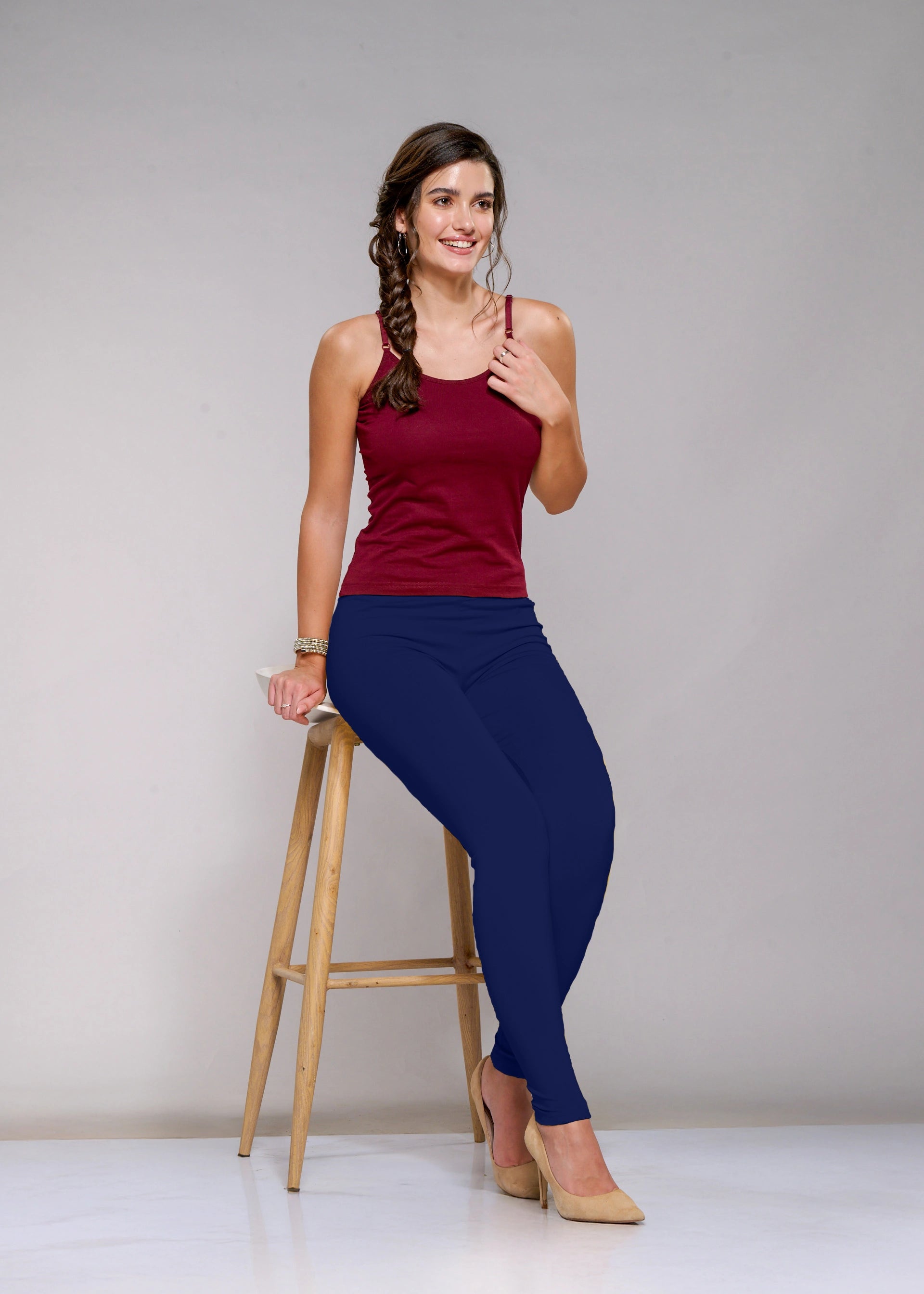Ankle Leggings (Ink Blue)