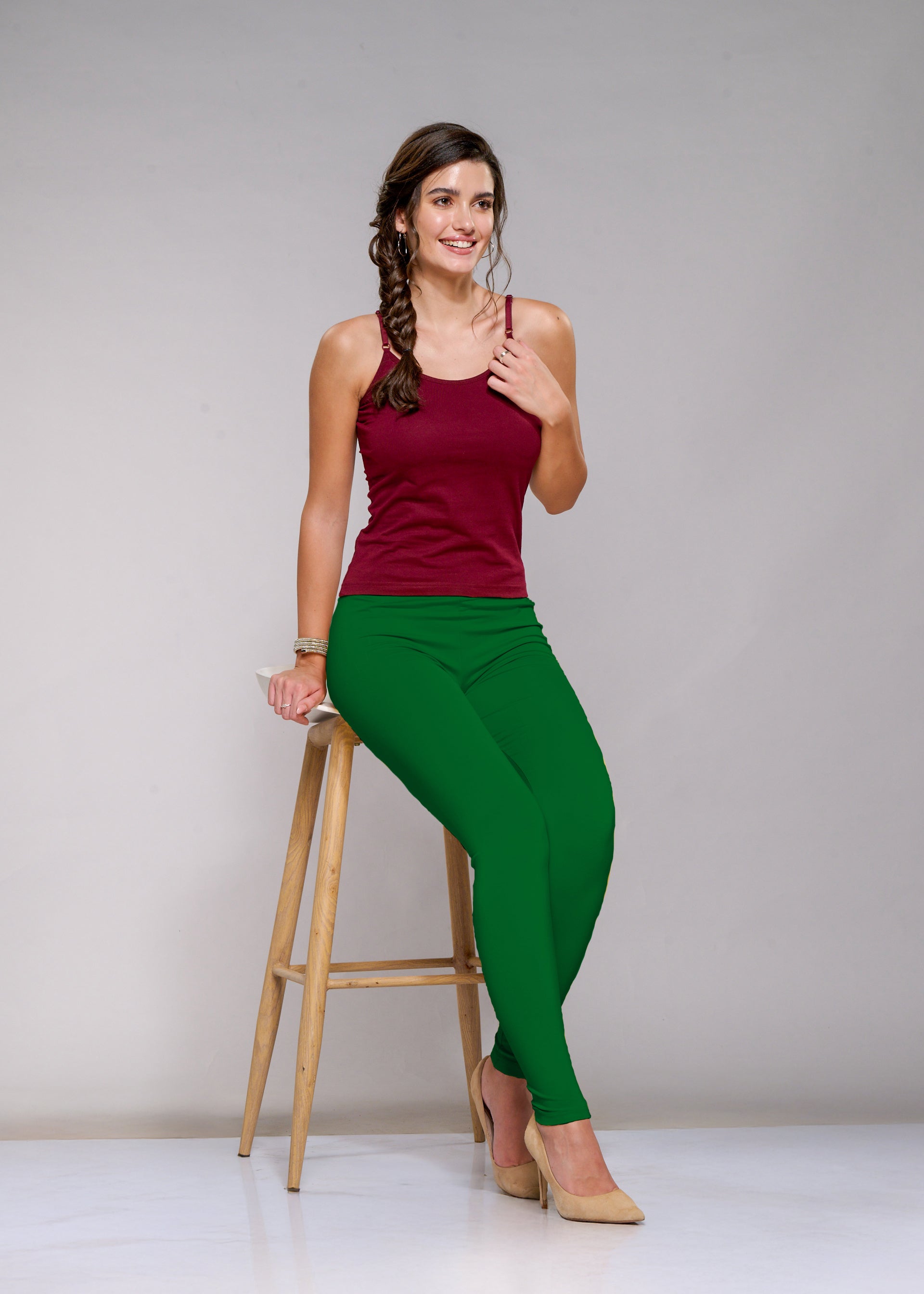 Ankle Leggings (Chilly Green)
