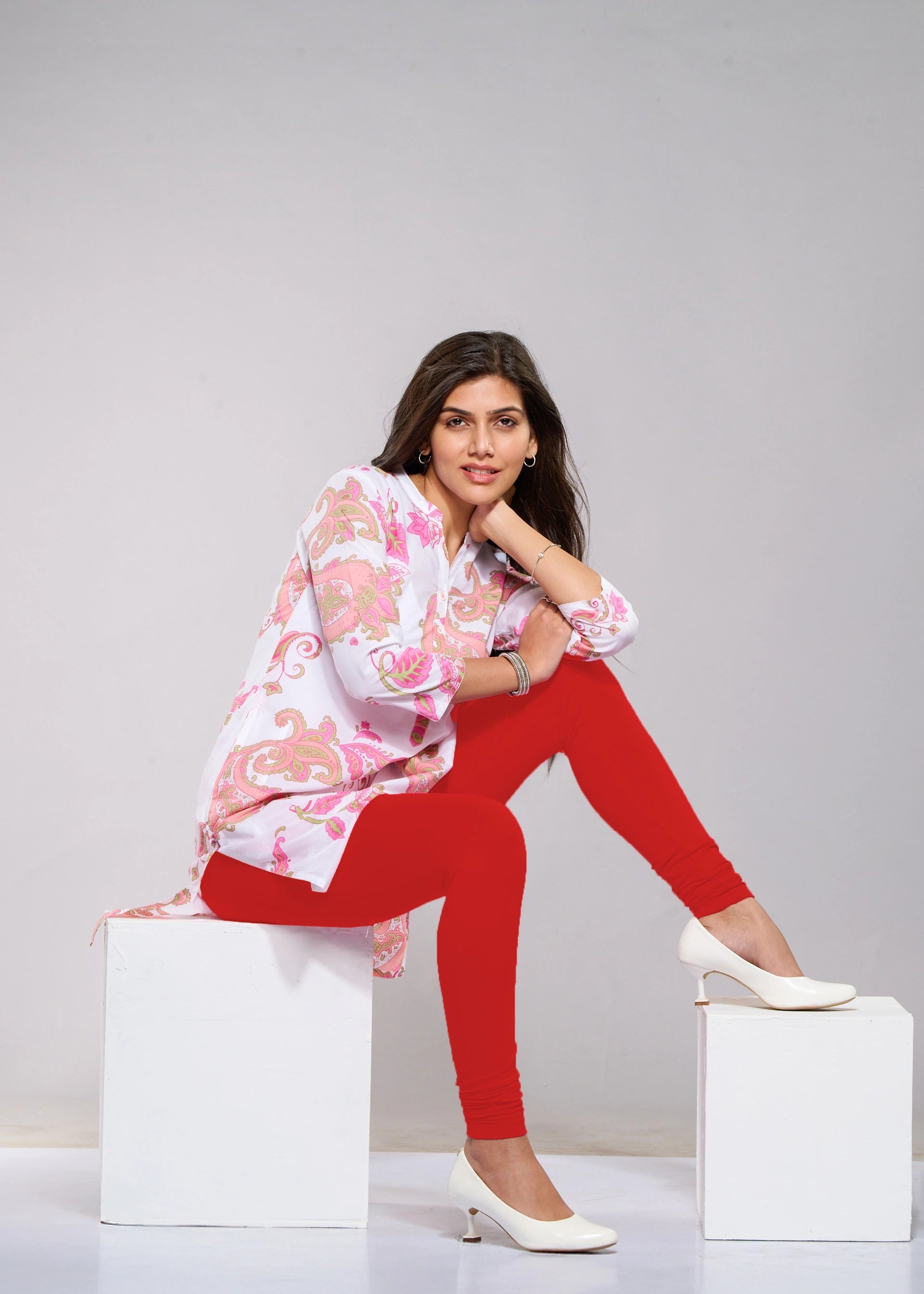 Full Leggings (Apple Red)