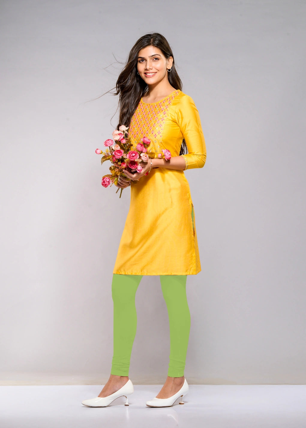 Full Leggings (Lime Green)